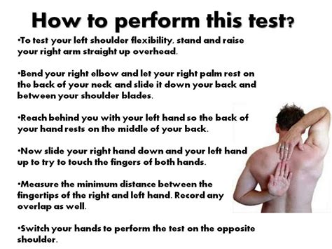 shoulder reach flexibility test